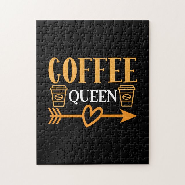 Coffee Art Coffee Queen Jigsaw Puzzle (Vertical)