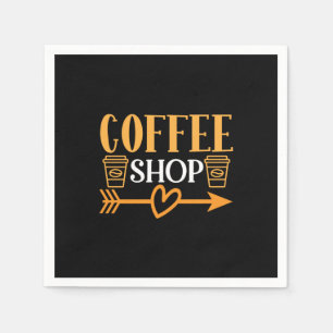 Coffee Art Coffee Shop Napkin