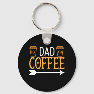Coffee Art Dad Coffee Key Ring