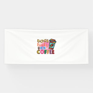 Coffee Art Dogs Books & Coffee Banner
