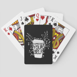 Coffee Art Expresso Yourself Playing Cards