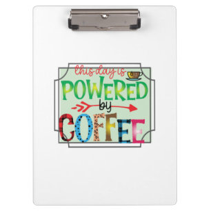 Coffee Art Powered By Coffee 2 Clipboard