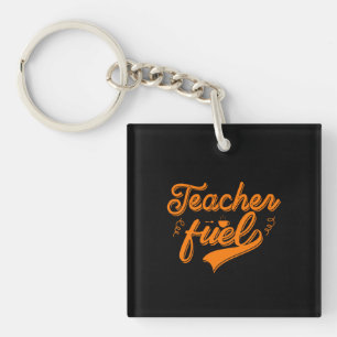 Coffee Art Teacher Fuel Key Ring