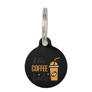 Coffee Art The Coffee Trader Pet Tag