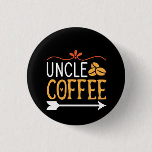 Coffee Art Uncle Coffee 3 Cm Round Badge