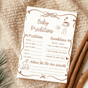 Coffee Baby is Brewing Baby Predictions Game