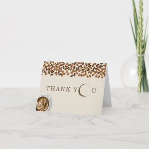 Coffee Baby Is Brewing Baby Shower Thank You Card
