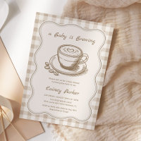 Coffee Baby Is Brewing Latte Baby Shower