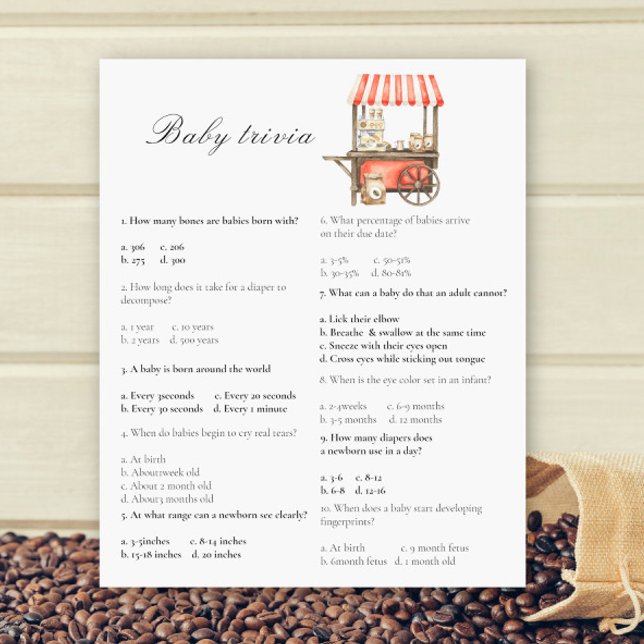 Coffee baby shower - Baby Trivia Game (Creator Uploaded)