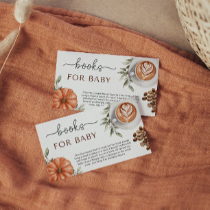 Coffee Baby Shower - Books for Baby Enclosure Card