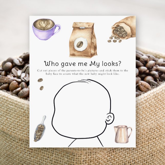 Coffee baby shower - Who gave me My looks? (Creator Uploaded)
