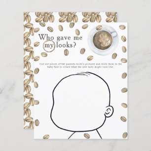 Coffee baby shower - Who gave me My looks?