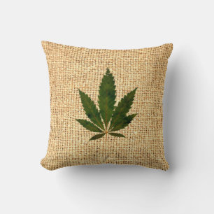 Coffee Bag Burlap-look Cushion