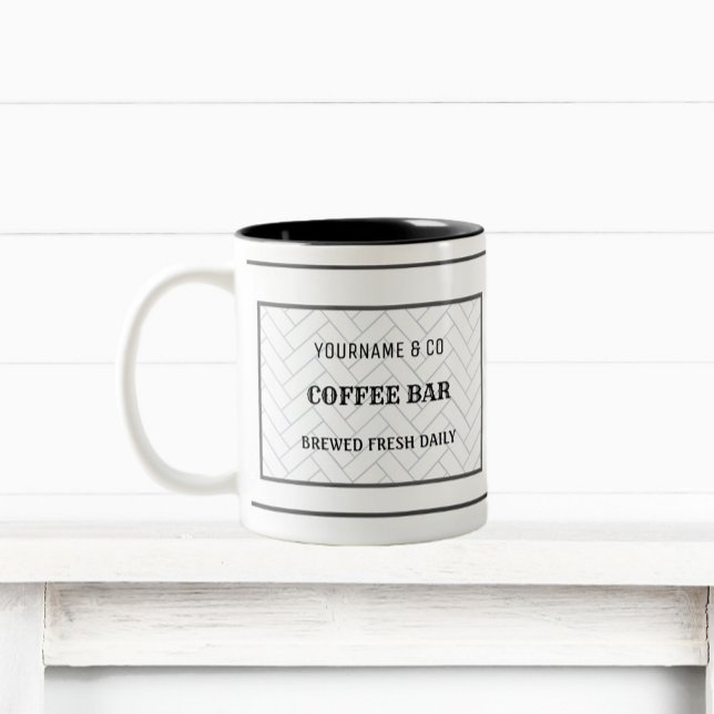 Coffee Bar Custom Two-Tone Coffee Mug (Creator Uploaded)