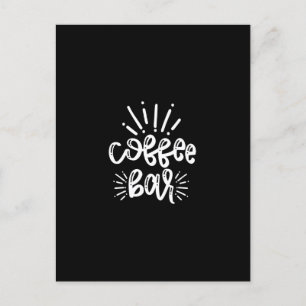 coffee bar postcard