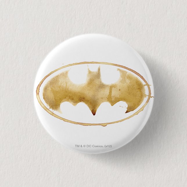 Coffee Bat Symbol 3 Cm Round Badge (Front)
