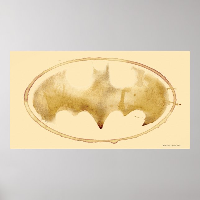 Coffee Bat Symbol Poster (Front)