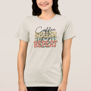 Coffee, Beach, Repeat Tri-Blend Shirt