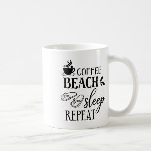 Coffee Beach Sleep Repeat Summer _1 Mug