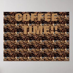COFFEE BEAN ART POSTER