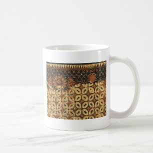 Coffee Bean Batik Art Pattern Design Mug