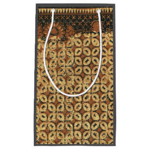 Coffee Bean Batik Art Pattern Design Small Gift Bag