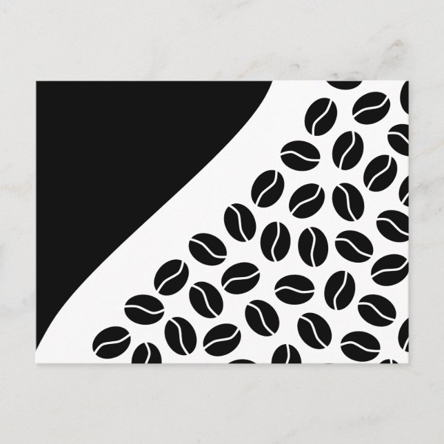 coffee bean beans postcard (Front)