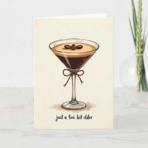 Coffee Bean Birthday Card