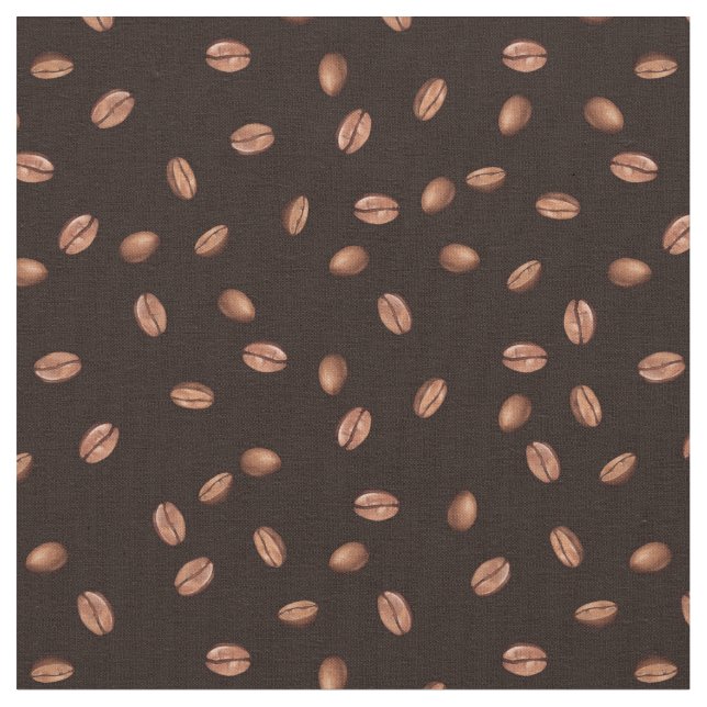 Coffee Bean Bliss Fabric (Close Up)