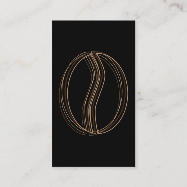 coffee bean blur business card (Front)