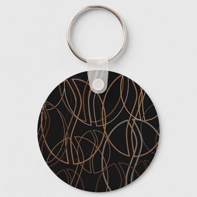 coffee bean blur key ring (Front)