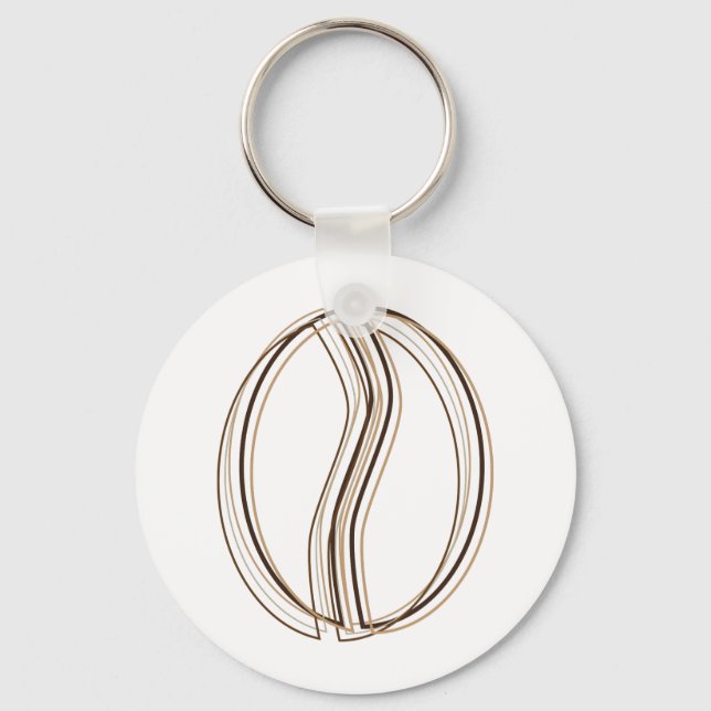 coffee bean blur key ring (Front)