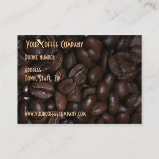Coffee Bean Business Card