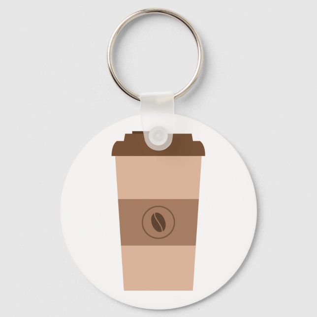 Coffee Bean Cup Key Ring (Front)