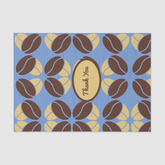 Coffee Bean Delight Tissue Paper Wrapper Pack (Front)