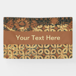 Coffee Bean Earthy Boho Rustic Banner