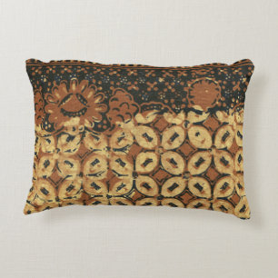 Coffee Bean Earthy Boho Rustic Decorative Cushion
