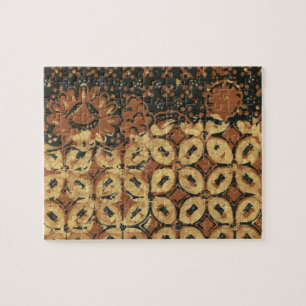 Coffee Bean Earthy Boho Rustic Jigsaw Puzzle