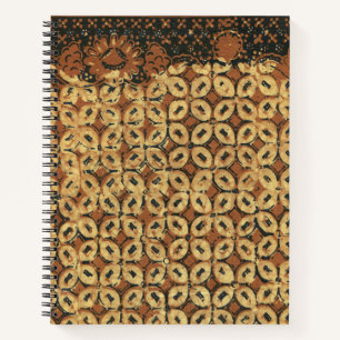 Coffee Bean Earthy Boho Rustic Notebook