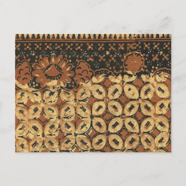 Coffee Bean Earthy Boho Rustic Postcard (Front)