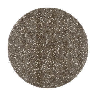 Coffee Bean Faux Glitter Cutting Board