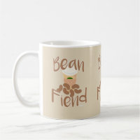 Coffee Bean Fiend Funny Java Junkie Slogan