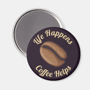 Coffee Bean Icon Magnet
