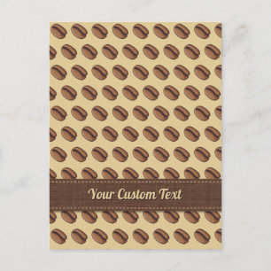 Coffee Bean Icon Postcard