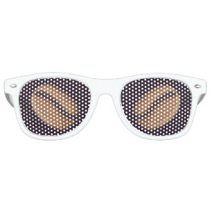 Coffee Bean Icon Retro Sunglasses