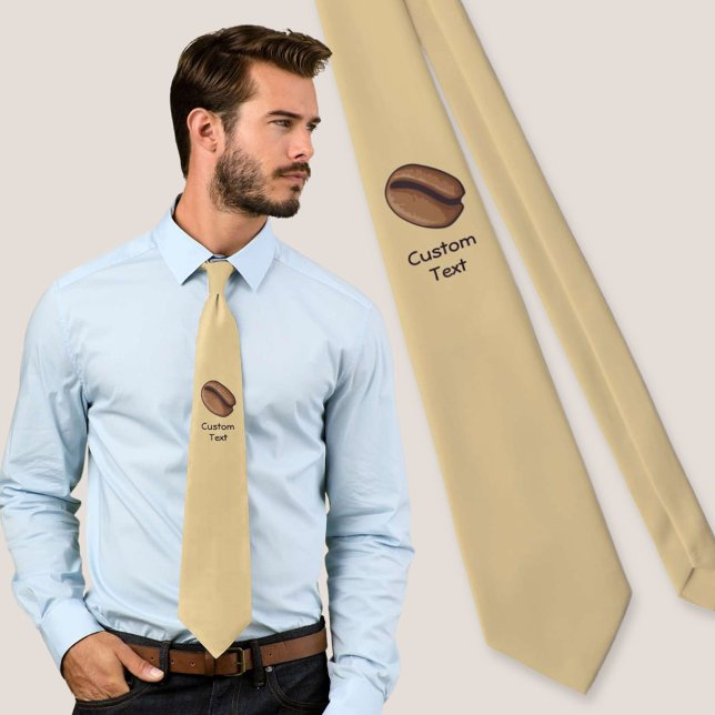 Coffee Bean Icon Tie (Creator Uploaded)