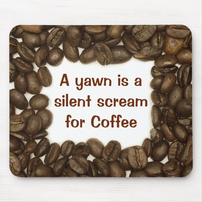 Coffee bean mousepad (Front)