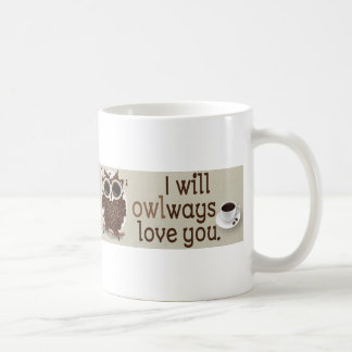 Coffee Bean Owl Art Mug