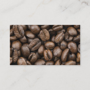 Coffee Bean Pattern Business Card