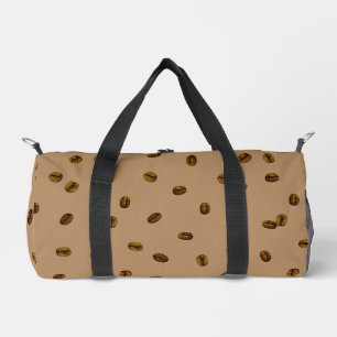 Coffee Bean Pattern Duffle Bag